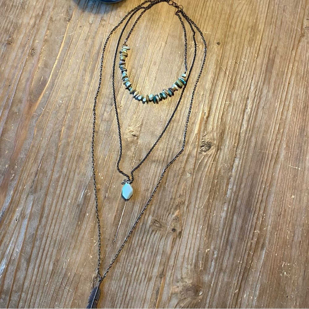 Multi Strand Necklace Handcrafted